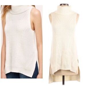 Anthro Angel of the North Turtleneck Sweater Tank